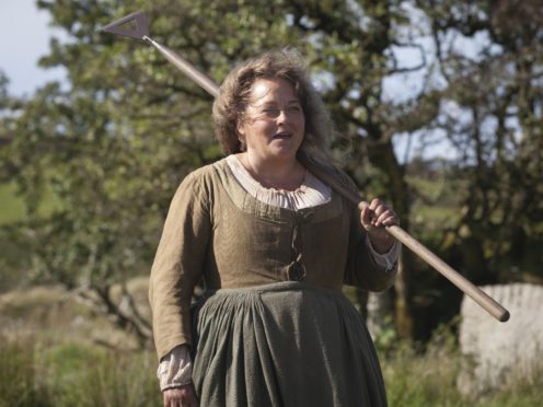 Beatie Edney playing Prudie in Poldark (Adrian Rogers/BBC/PA)