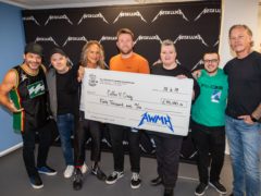 Metallica gift a cheque for £40,000 to Coffee4Craig (All Within My Hands/Metallica)