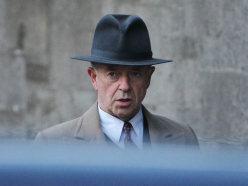 Actor Michael Kitchen during filming of ITV drama Foyle’s War (Niall Carson/PA)