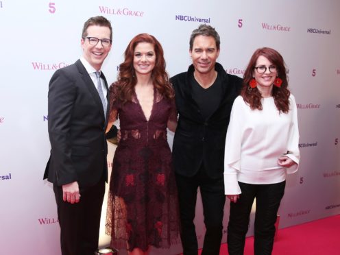 Sean Hayes, Debra Messing, Eric McCormack and Megan Mullally (Isabel Infantes/PA)