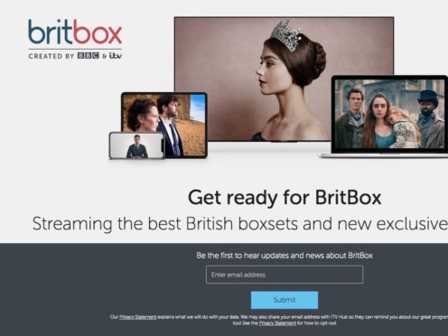 The BritBox homepage (BritBox/PA)