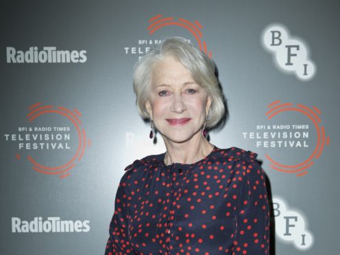 Dame Helen Mirren has backed calls to save free TV licences for over-75s (Isabel Infantes/PA)