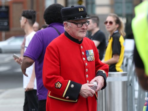 Chelsea Pensioner Colin Thackery has signed a record deal (Yui Mok/PA)