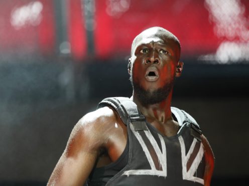 Stormzy performing on the Pyramid Stage during the Glastonbury Festival (Yui Mok/PA)