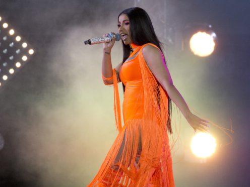 Cardi B performs on stage (Isabel Infantes/PA)