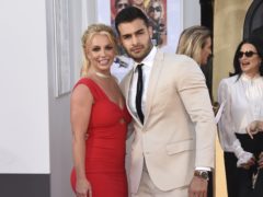 Britney Spears walked her first film red carpet with boyfriend Sam Asghari (Jordan Strauss/Invision/AP)