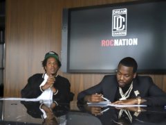 Jay-Z, left, and Meek Mill (Greg Allen/Invision/AP)