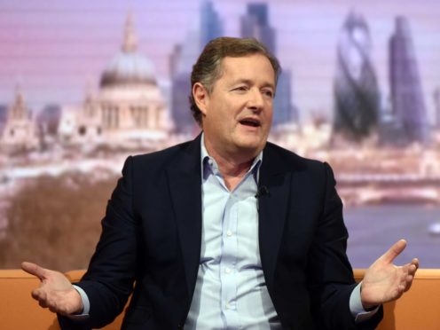 Piers Morgan labelled Jameela Jamil a ‘virtue-signalling twerp’ after the actress said criticism of the Duchess Of Sussex was rooted in racism (Jeff Overs/BBC/PA)