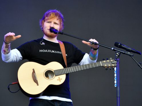 Ed Sheeran (Ben Birchall/PA)