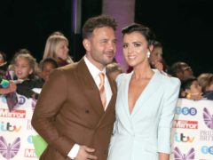 Ryan Thomas’ daughter overjoyed about his baby with Lucy Mecklenburgh (Steve Parsons/PA)
