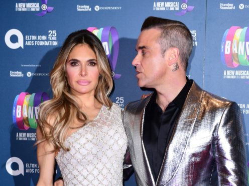 Ayda and Robbie Williams (Ian West/PA)