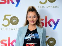 Olivia Attwood attending the TRIC Awards 2019 50th Birthday Celebration held at the Grosvenor House Hotel in London (Ian West/PA)