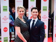 Gemma Atkinson and Gorka Marquez met on Strictly Come Dancing in 2017 (Ian West/PA)