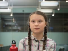 Swedish climate activist Greta Thunberg is taking a year off school to keep raising awareness of climate change (Stefan Rousseau/PA)