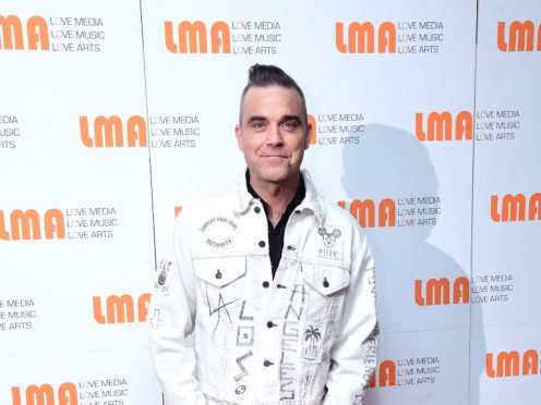 Robbie Williams recently performed at British Summer Time in London’s Hyde Park (Ian West/PA)