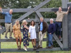 BBC Countryfile presenters Adam Henson, Ellie Harrison, Charlotte Smith, Anita Rani, Tom Heap, John Craven and Joe Crowley (Steve Parsons/PA)