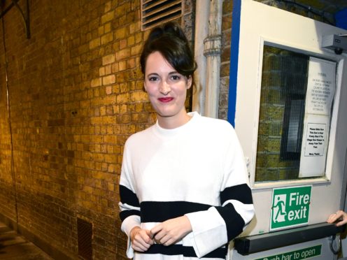 Phoebe Waller-Bridge greeted fans after performing her Fleabag stage show (Ian West/PA)