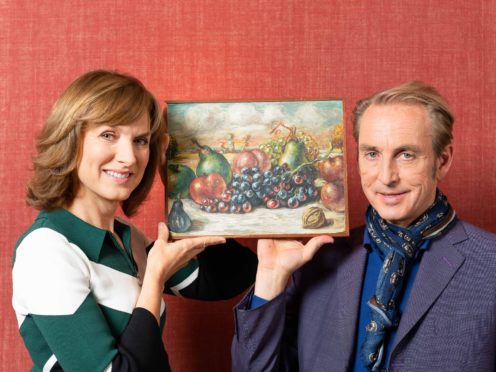 Fiona Bruce and Philip Mould (BBC Studios/Todd-White Art Photography – Ben Fitzpatrick)