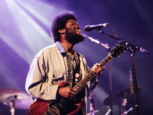 Michael Kiwanuka headlined the Woods stage (Juarez-Carr/PA)