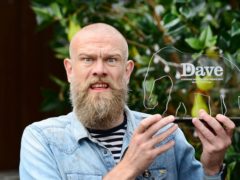 Comedian Olaf Falafel wins the Dave Joke of the Fringe 2019 award. (UKTV Dave/Martina Salvi)
