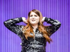 Meghan Trainor performs on stage during BBC Radio 1’s Big Weekend at Powderham Castle in Exeter (PA)