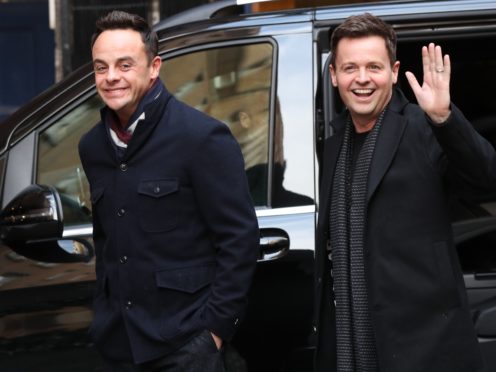 Ant McPartlin returns to work on I’m A Celebrity after year away from show (Jonathan Brady/PA)