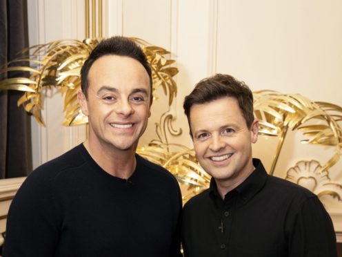 Ant and Dec awarded the golden buzzer (Tom Dymond/Syco/Thames ITV)