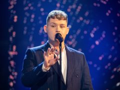 Michael Rice who won the public vote to represent the UK at the Eurovision Song Contest in Israel (Guy Levy/BBC/PA)