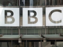 A view of the BBC New Broadcasting House sign in central London (Jonathan Brady/PA)