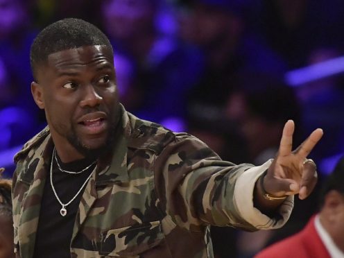 Justin Bieber and Chadwick Boseman have sent messages of support to comedian Kevin Hart (AP Photo/Mark J. Terrill, File)