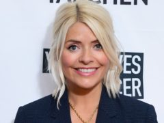 Holly Willoughby attending the Clic Sargent A Very British Affair auction at Claridge’s (Ian West/PA)