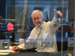 John Humphrys in the studio for his final Today broadcast (Jeff Overs/BBC/PA)