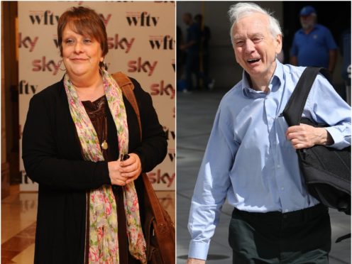 Kathy Burke wished good luck to John Humphrys after he hosted his final Today programme (PA Wire/PA)