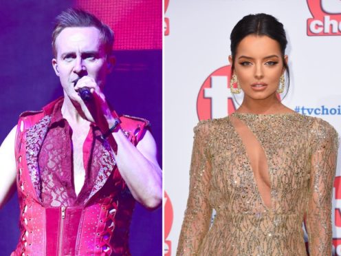 Steps singer Ian ‘H’ Watkins and Love Island star Maura Higgins are confirmed for Dancing On Ice 2020 (PA)