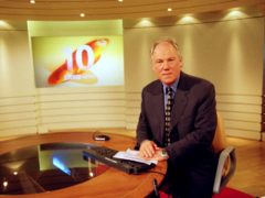 Peter Sissons reading the BBC’s main evening news (BBC)
