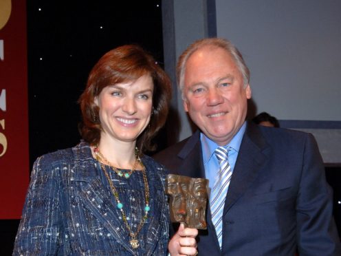 Fiona Bruce said Peter Sissons was ‘one of the loveliest men in broadcasting’ (Steve Parsons/PA)