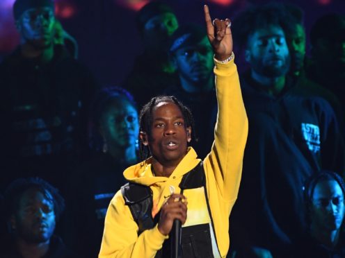 Travis Scott has denied cheating on former girlfriend Kylie Jenner (PA/PA Wire)