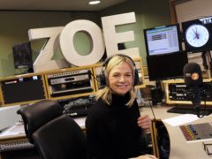Zoe Ball’s Radio 2 show has shed listeners (BBC/PA)