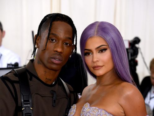 Kylie Jenner has broken her silence on reports she has split with Travis Scott (Jennifer Graylock/PA)