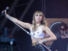 Miley Cyrus has been taken to hospital after complaining of tonsillitis (Aaron Chown/PA)