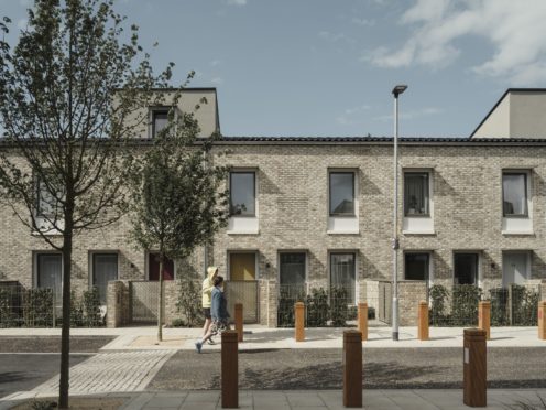 Goldsmith Street in Norwich, a housing estate comprised of almost 100 ‘ultra low-energy homes’, has won a top architecture award (Tim Crocker/PA)