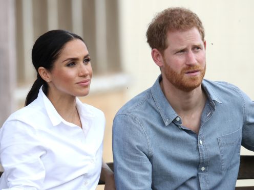 The Duke and Duchess of Sussex (Chris Jackson/PA)
