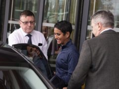 Naga Munchetty after hosting BBC Breakfast for the first time since she was at the centre of an impartiality row over her criticism of Donald Trump (Peter Byrne/PA)