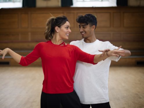 Strictly Come Dancing contestant Karim Zeroual and his professional dance partner Amy Dowden (Victoria Jones/PA)