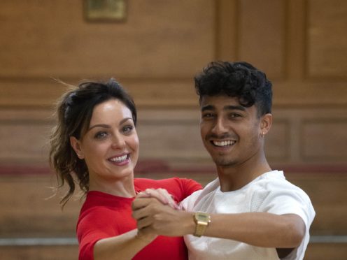 Strictly Come Dancing contestant Karim Zeroual and his professional dance partner Amy Dowden (Victoria Jones/PA)