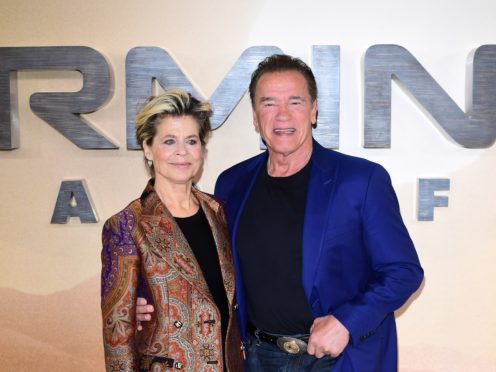 The premiere for Terminator: Dark Fate – starring Linda Hamilton and Arnold Schwarzenegger – has been cancelled due to wildfires (Ian West/PA)