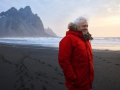 Sir David Attenborough on location filming Seven Worlds, One Planet (Alex Board)