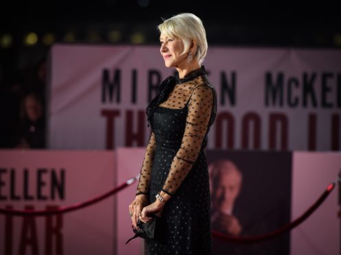 Dame Helen Mirren at The Good Liar. premiere (Matt Crossick/PA)