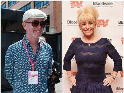 Chris Evans and Dame Barbara Windsor (PA)