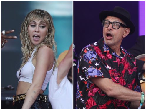Miley Cyrus and Jeff Goldblum join forces for new jazz song (PA)